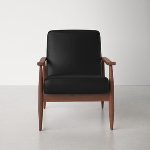 Modern Contemporary Black Leather Chair AllModern